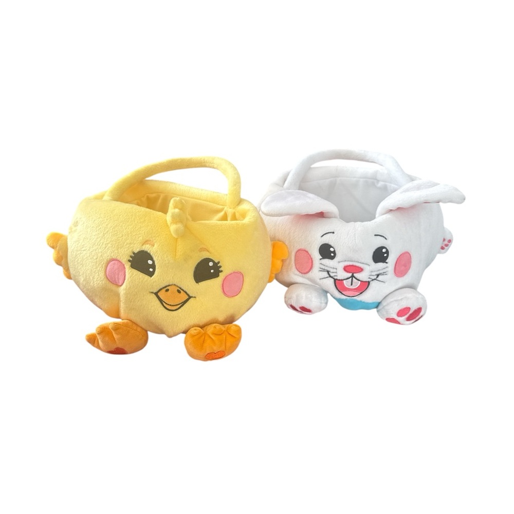 Plush Chick and Bunny Easter Baskets!